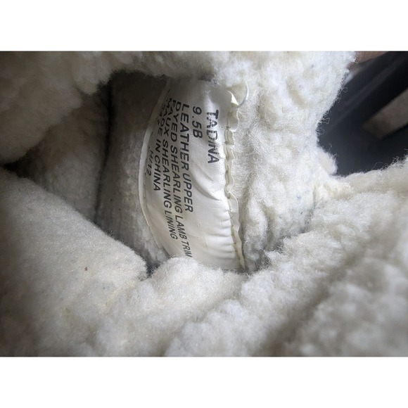 Lauren Ralph Lauren Tadina Suede Boots‎ Shearling Lined Winter Womens 9.5B - Picture 3 of 14